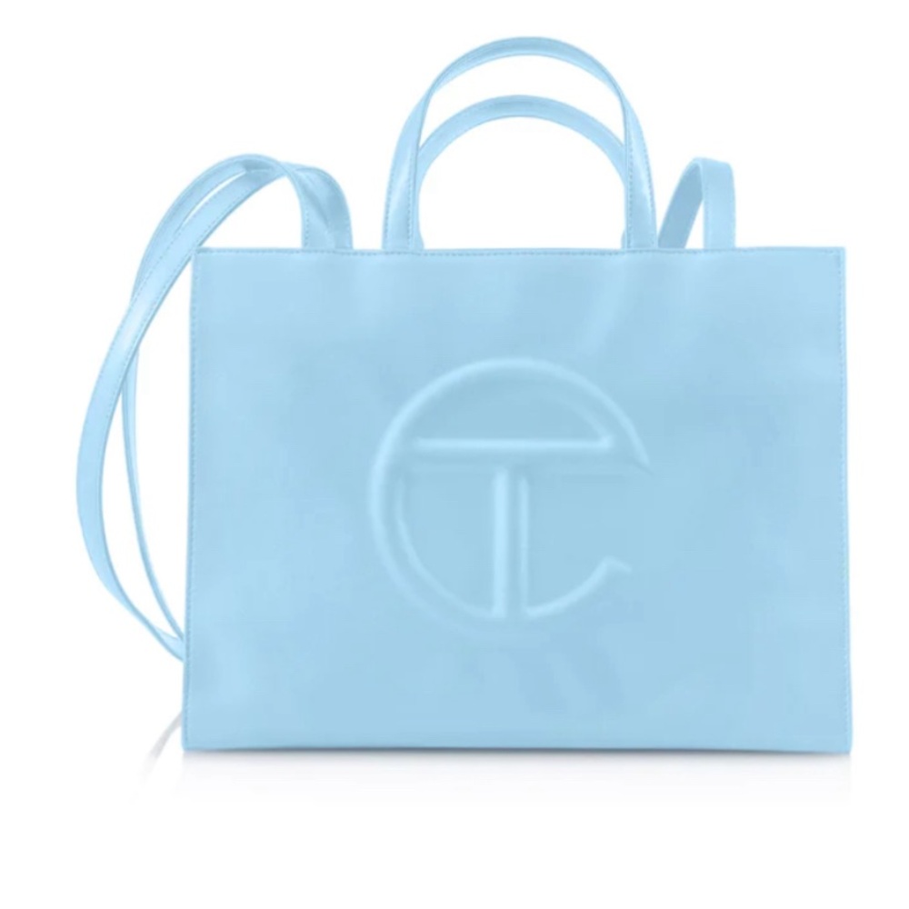 Medium baby blue telfar purse